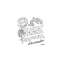 Home Decor Midi Stencil 22*22 cm hdm-02