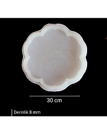 30cm - Çiçek Model Tepsi Kalıbı (30 cm)
