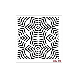 HOME DECOR MİDİ STENCİL 22*22 CM HDM-148