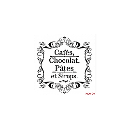 Home Decor Midi Stencil 22*22 cm hdm-30