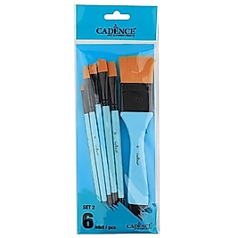 CADENCE 6'LI FIRÇA SETİ ( SET 2 )