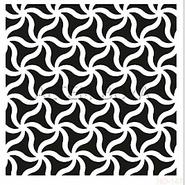 Home Decor (Duvar) Stencıl 45*45 cm HD-147