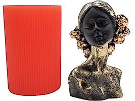 Çiçek Saçlı Kadın Silikon Mum Kalıbı M-149