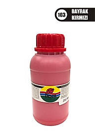 Desen Kumaş Boyası 250 ML - Bayrak Kırmızı No:103
