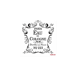 Home Decor Midi Stencil 22*22 cm hdm-29