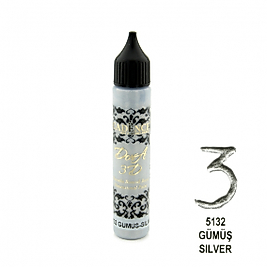 3D BONCUK BOYA-5132-GÜMÜŞ