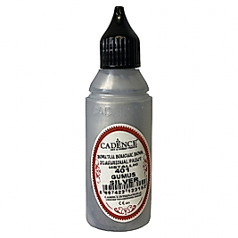 Boyutlu Boncuk Boya Gümüş 50 ml B-401