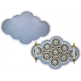 Bulut Büyük Boy Tepsi Epoksi Reçine Kalıbı EPK-616