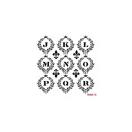 Home Decor Midi Stencil 22*22 cm hdm-15