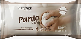Cadence Pardo ClayArt Hava İle Kuruyan Modelleme Hamuru (Beyaz - 500gr)