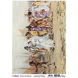 CADENCE DELUXE ART AVRUPA'DA YAŞAM PİRİNÇ DEKOPAJ MODEL EL-005 (30X42)