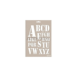 Mix Media Stencıl A4 MA-63