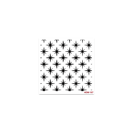 HOME DECOR MİDİ STENCİL 22*22 CM HDM-167