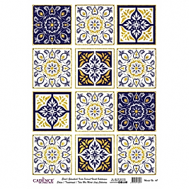 DESENLİ ALTIN VARAK PİRİNÇ DEKOPAJ 30*42 CM MODEL 047
