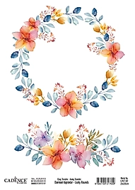 Cadence Dairesel Yapraklar Kolay Transfer LRET-07