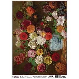 CADENCE DELUXE ART ÇİÇEK BUKETLERİ PİRİNÇ DEKOPAJ MODEL BF-009 (30X42)