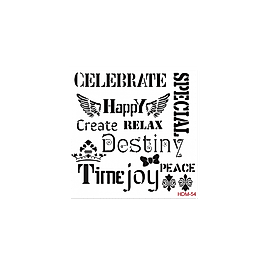 Home Decor Midi Stencil 22*22 cm hdm-54