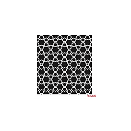 Home Decor Midi Stencil 22*22 cm hdm-89
