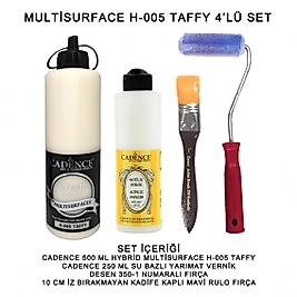500ML H:05 TAFFY HYBRİD + 250ML YARIMAT VERNİK 4'LÜ SET