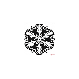 HOME DECOR MİDİ STENCİL 22*22 CM HDM-118
