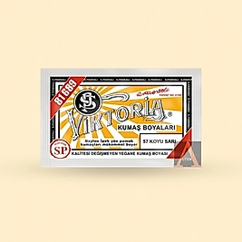 Toz Kumaş Boyası Koyu Sarı V-57