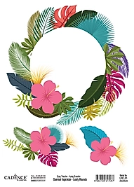 Cadence Dairesel Yapraklar Kolay Transfer LRET-01