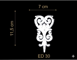 ED-30 Dekoratif Esnek Aplik