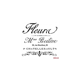 Home Decor Midi Stencil 22*22 cm hdm-40