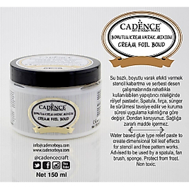 Boyutlu Krem Varak Miksiyon 150 ml.