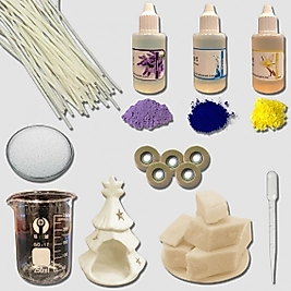 EHS | SOYA WAX MUM YAPIM SETİ + SERAMİK MUMLUK