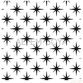 Home Decor (Duvar) Stencıl 45*45 cm HD-167