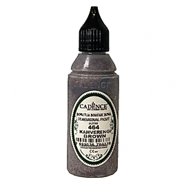 Boyutlu Boncuk Boya Simli Kahverengi 50 ml B-464