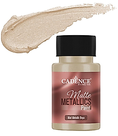 CADENCE MAT METALİK BOYA 50ML ŞAMPANYA -MMB04