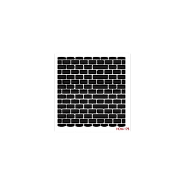 HOME DECOR MİDİ STENCİL 22*22 CM HDM-175