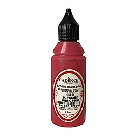 Boyutlu Boncuk Boya Koyu Pembe 50 ml B-420