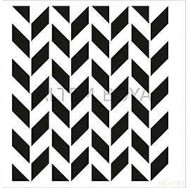 Home Decor (Duvar) Stencıl 45*45 cm HD-133