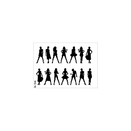 WC16 WOMAN COLLECTİON A4 STENCIL