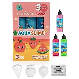 Aqua Slime Tatlı Meyveler Seti 3 Renk