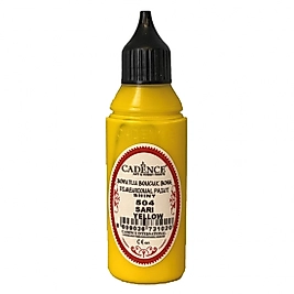 Boyutlu Boncuk Boya Sarı 50 ml B-504