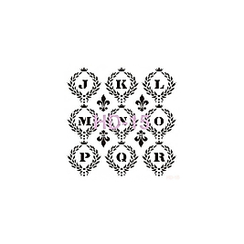 Home Decor (Duvar) Stencıl 45*45 cm HD-15