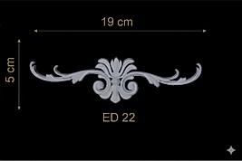 ED-22 Dekoratif Esnek Aplik (2'li)