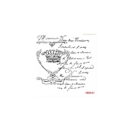 Home Decor Midi Stencil 22*22 cm hdm-01