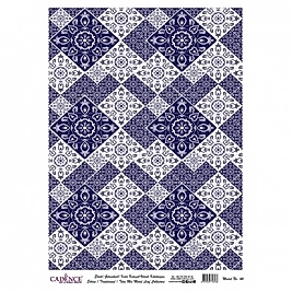 DESENLİ GÜMÜŞ VARAK PİRİNÇ DEKOPAJ 30*42 CM MODEL 046