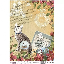 Model 786 Yılbaşı Cadence Pirinç Dekopaj Kağıdı 30x42cm.