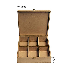 KU 325 KARE BÖLMELİ KUTU