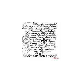 Home Decor Midi Stencil 22*22 cm hdm-04