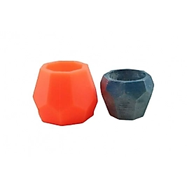 Prizma Sukulent Saksı Silikon Kalıp B-23