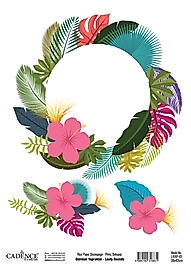 Cadence Dairesel Yapraklar Pirinç Koleksiyonu LRRP-01