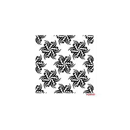 Home Decor Midi Stencil 22*22 cm hdm-81