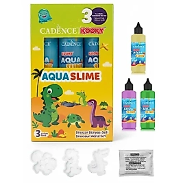 Aqua Slime Dinozor Dünyası Seti 3 Renk